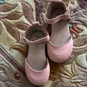 Girl’s Leather Shoes  by Monkey Feet Size 18-24 Months